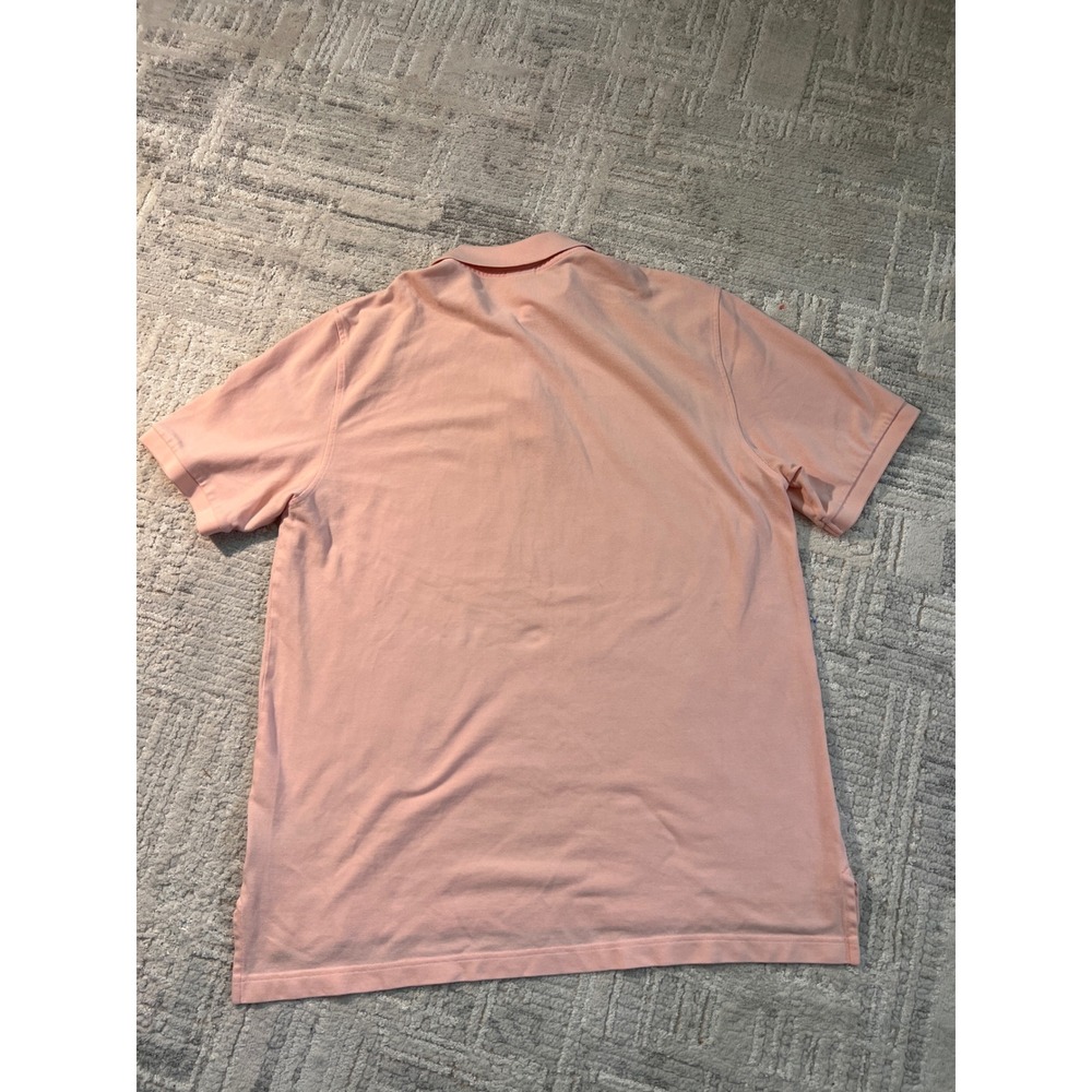 Brooks Brothers Performance Polo Shirt Mens XL Short Sleeve Salmon Pink - Picture 12 of 13